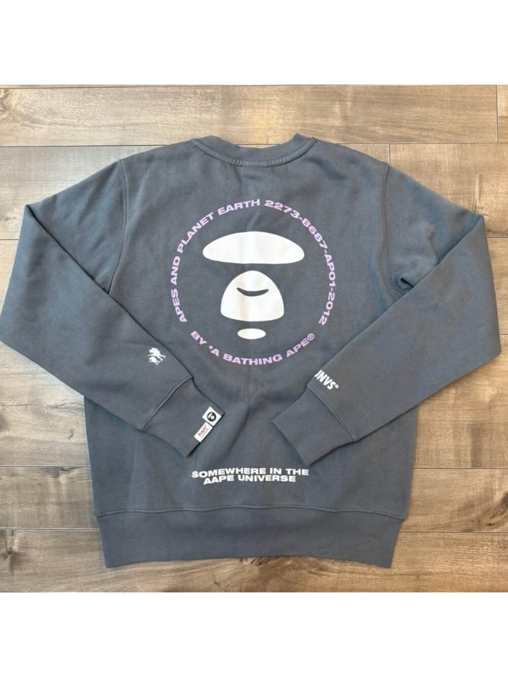 AAPE by A Bathing Ape Crewneck Sweatshirt – Small – NWT - Picture 3 of 8